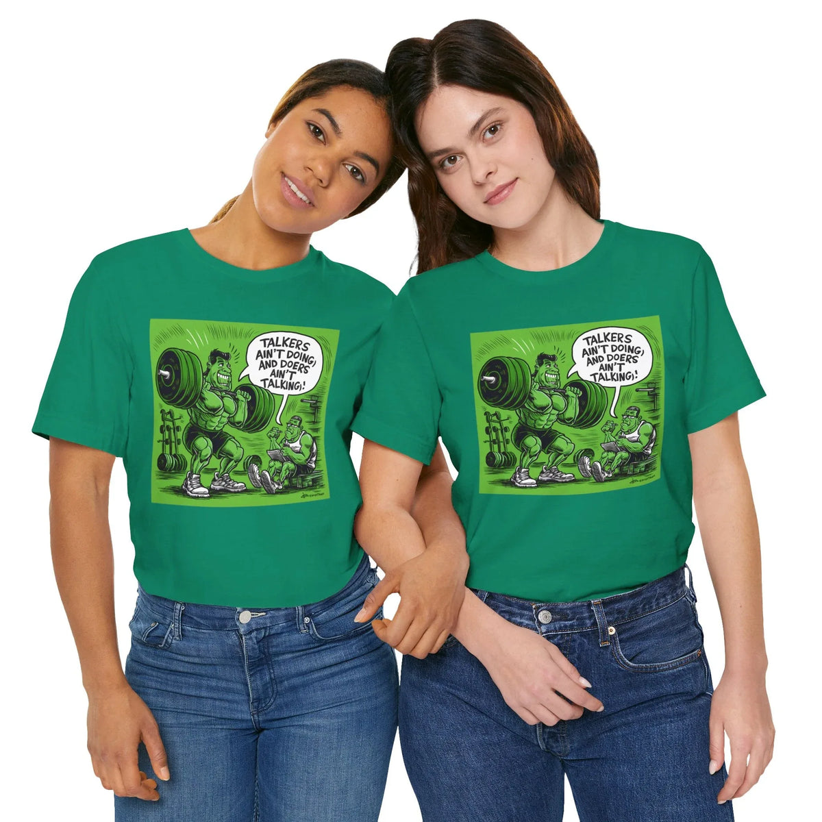Doers Talkers Unisex Jersey Tee - Motivational & Bold - Under the Stars Babe - underthestarsbabe