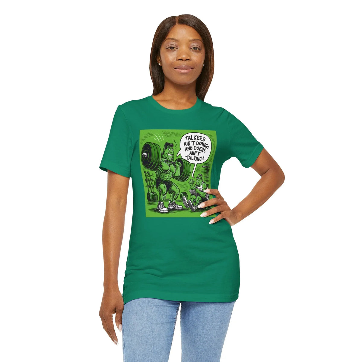 Doers Talkers Unisex Jersey Tee - Motivational & Bold - Under the Stars Babe - underthestarsbabe