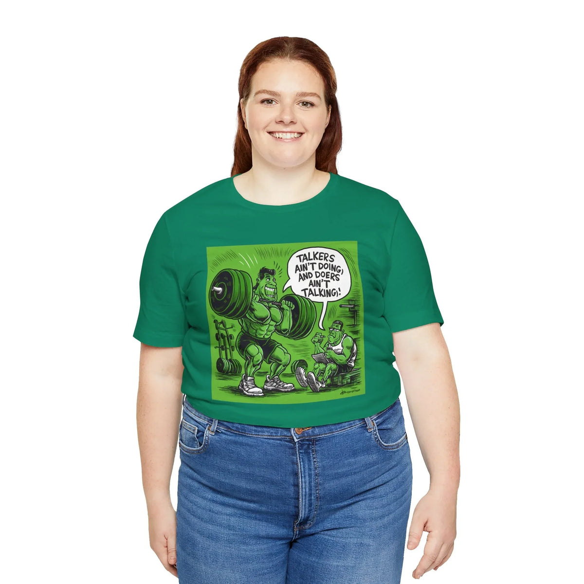 Doers Talkers Unisex Jersey Tee - Motivational & Bold - Under the Stars Babe - underthestarsbabe