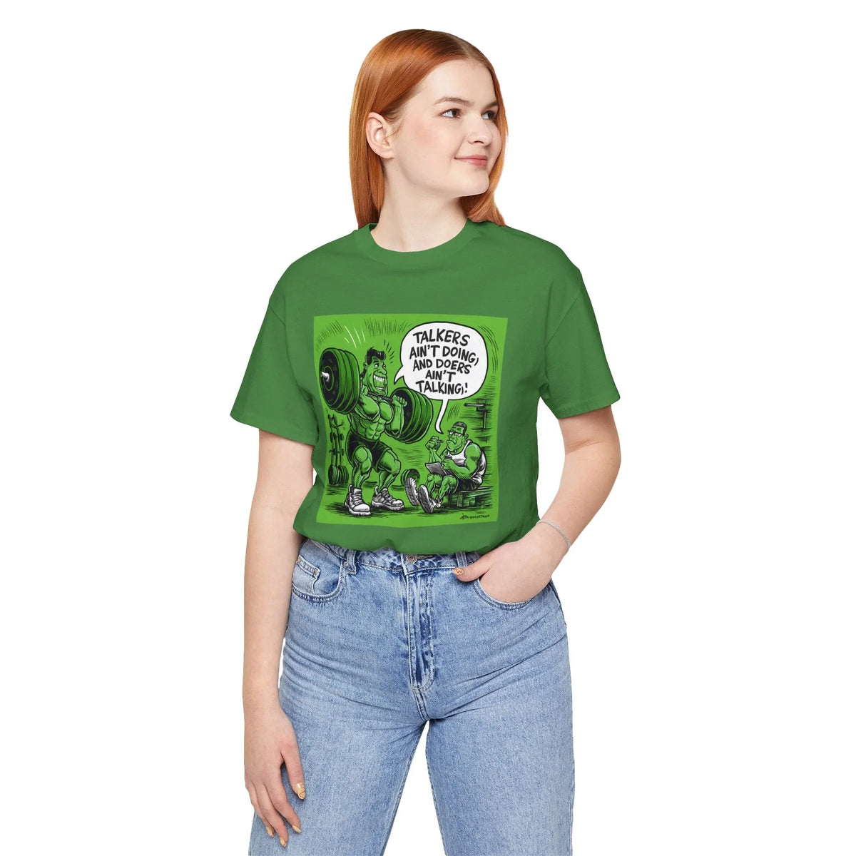 Doers Talkers Unisex Jersey Tee - Motivational & Bold - Under the Stars Babe - underthestarsbabe