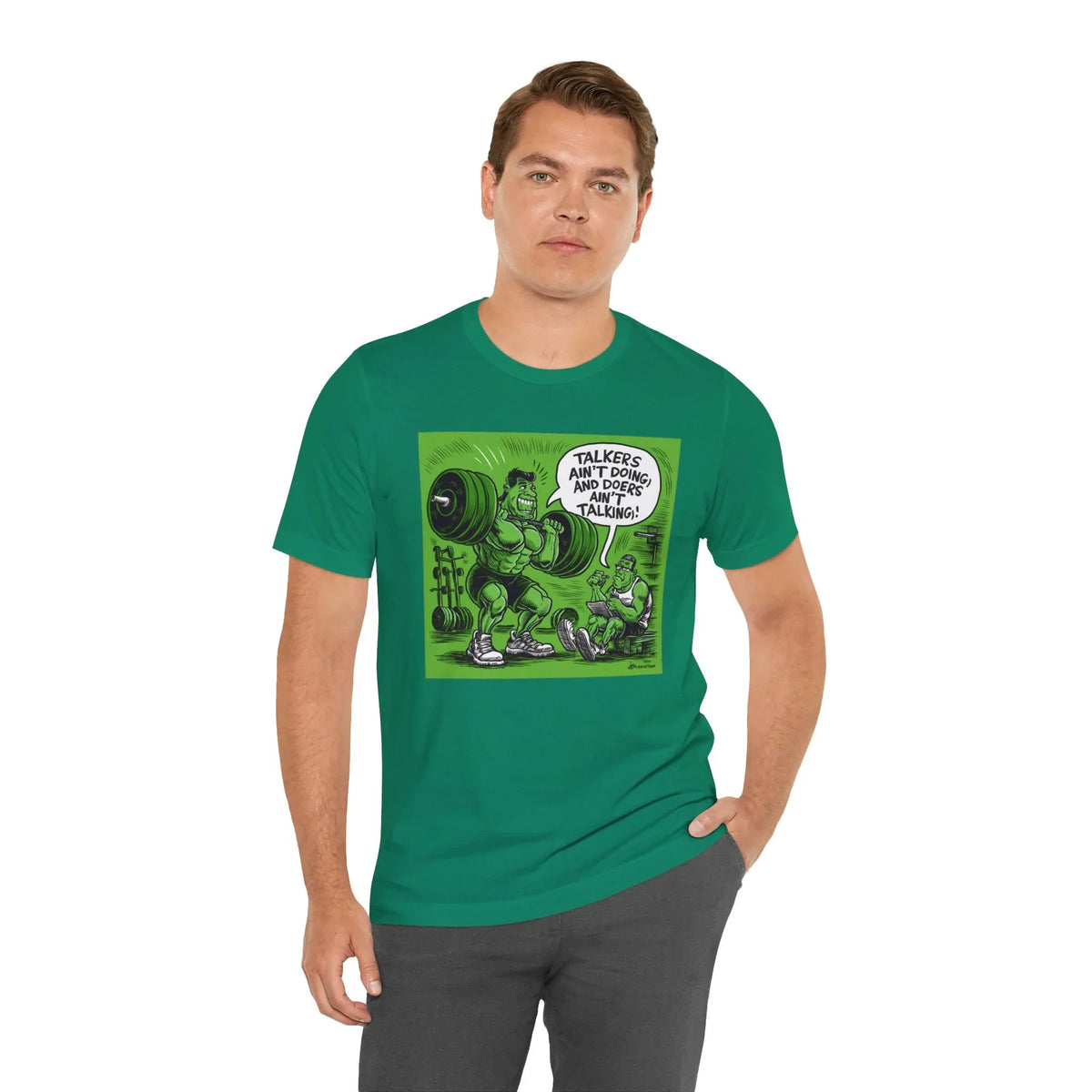 Doers Talkers Unisex Jersey Tee - Motivational & Bold - Under the Stars Babe - underthestarsbabe