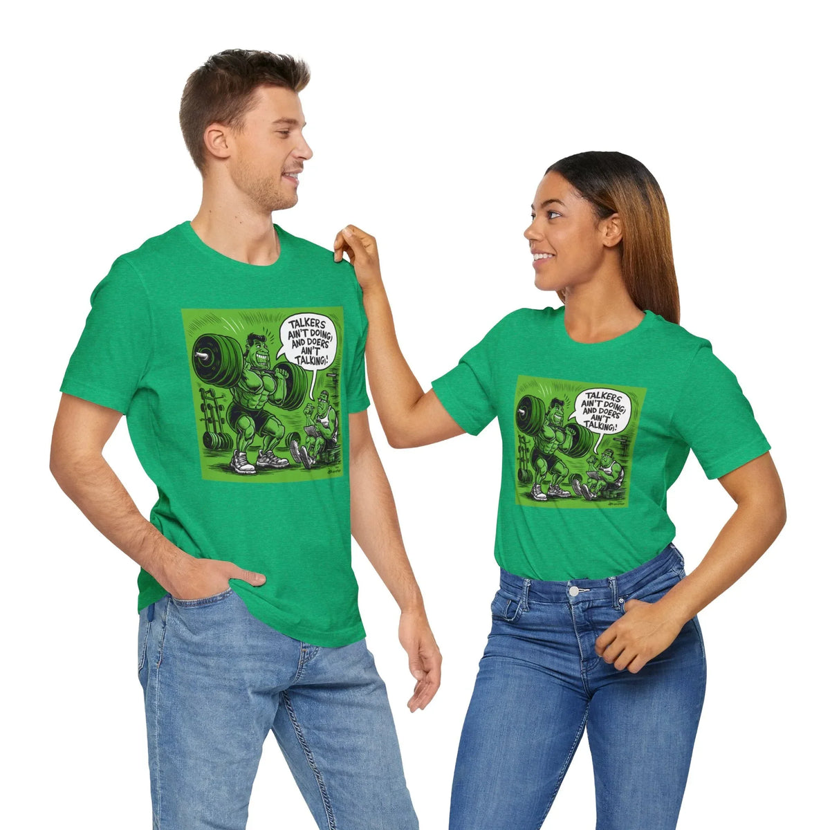 Doers Talkers Unisex Jersey Tee - Motivational & Bold - Under the Stars Babe - underthestarsbabe