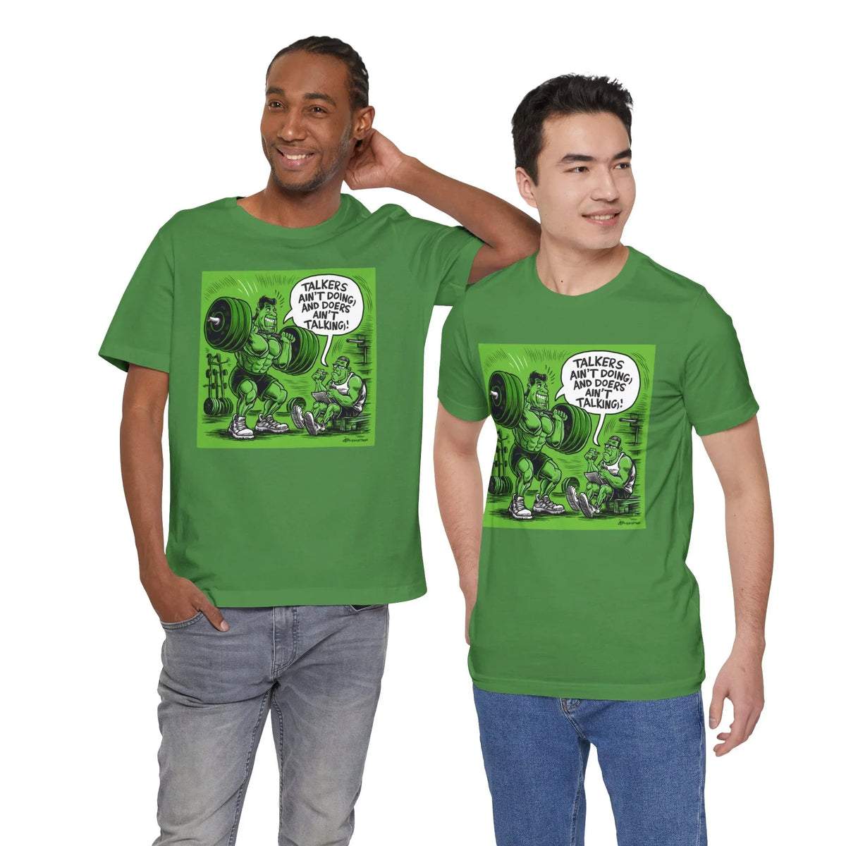 Doers Talkers Unisex Jersey Tee - Motivational & Bold - Under the Stars Babe - underthestarsbabe