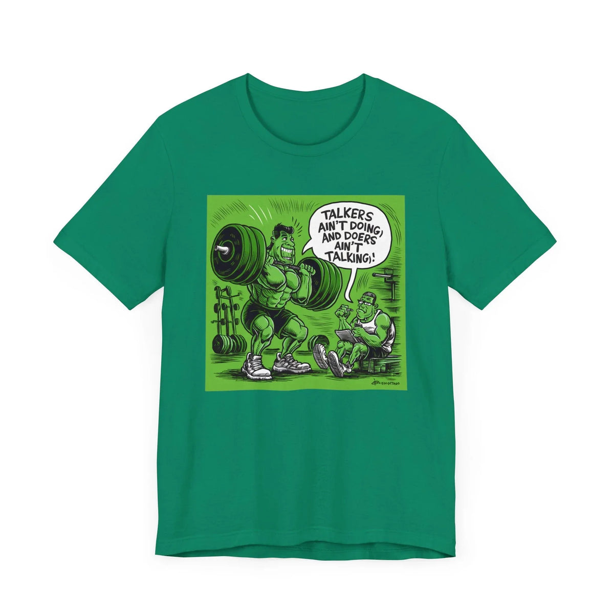 Doers Talkers Unisex Jersey Tee - Motivational & Bold - Under the Stars Babe - underthestarsbabe