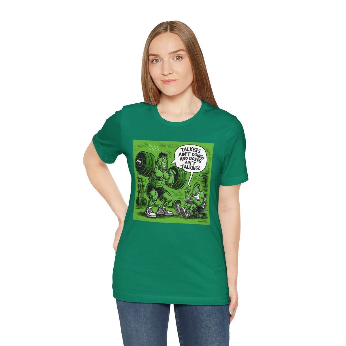 Doers Talkers Unisex Jersey Tee - Motivational & Bold - Under the Stars Babe - underthestarsbabe