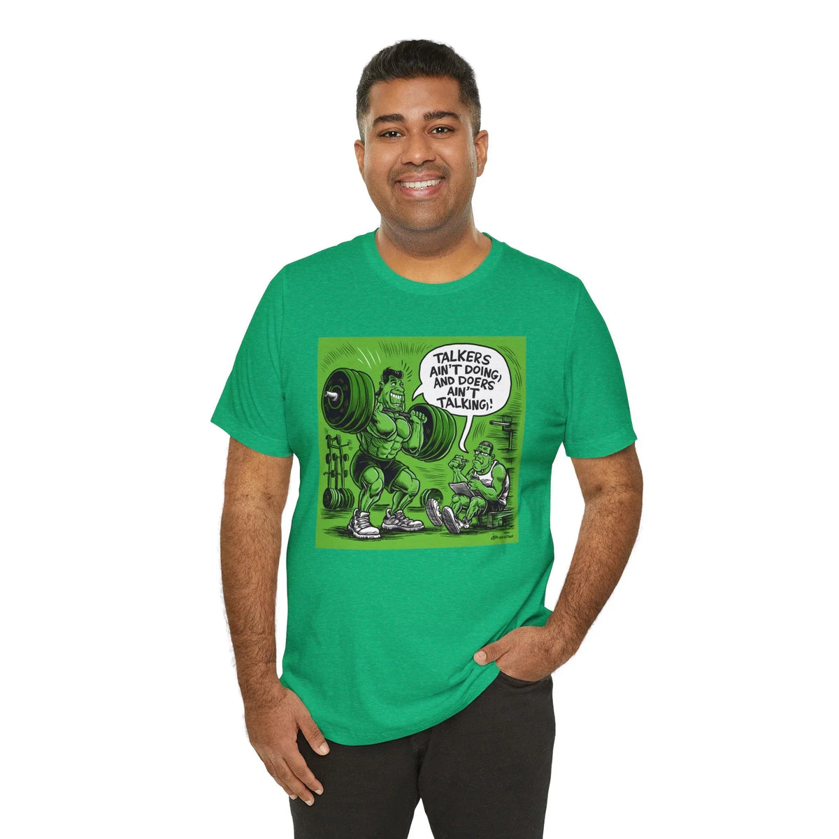 Doers Talkers Unisex Jersey Tee - Motivational & Bold - Under the Stars Babe - underthestarsbabe
