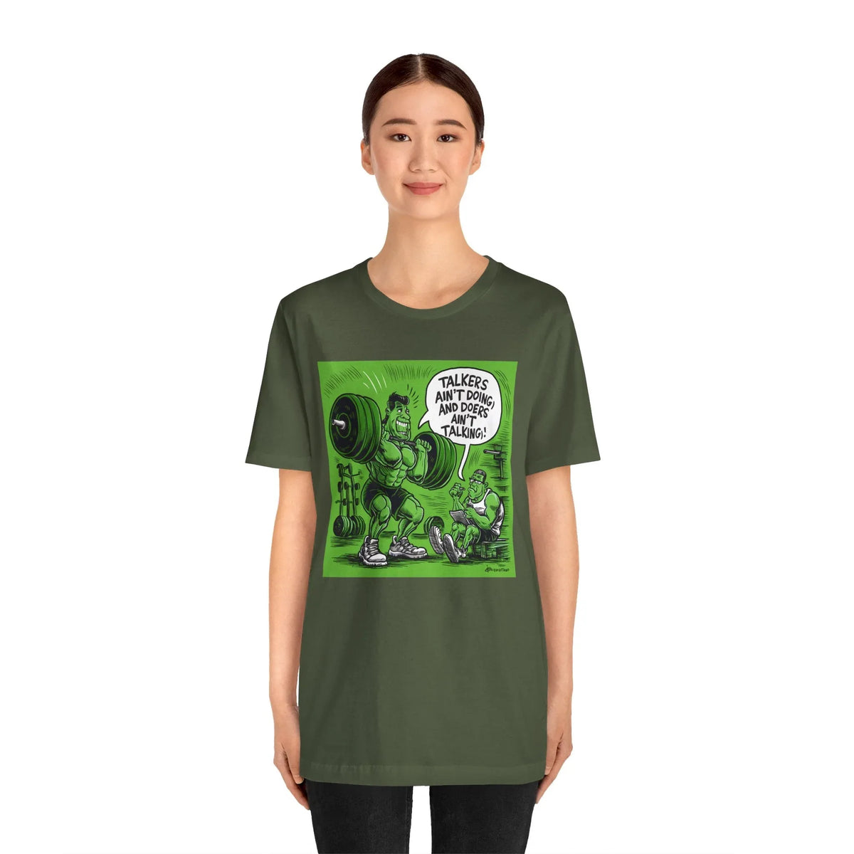 Doers Talkers Unisex Jersey Tee - Motivational & Bold - Under the Stars Babe - underthestarsbabe