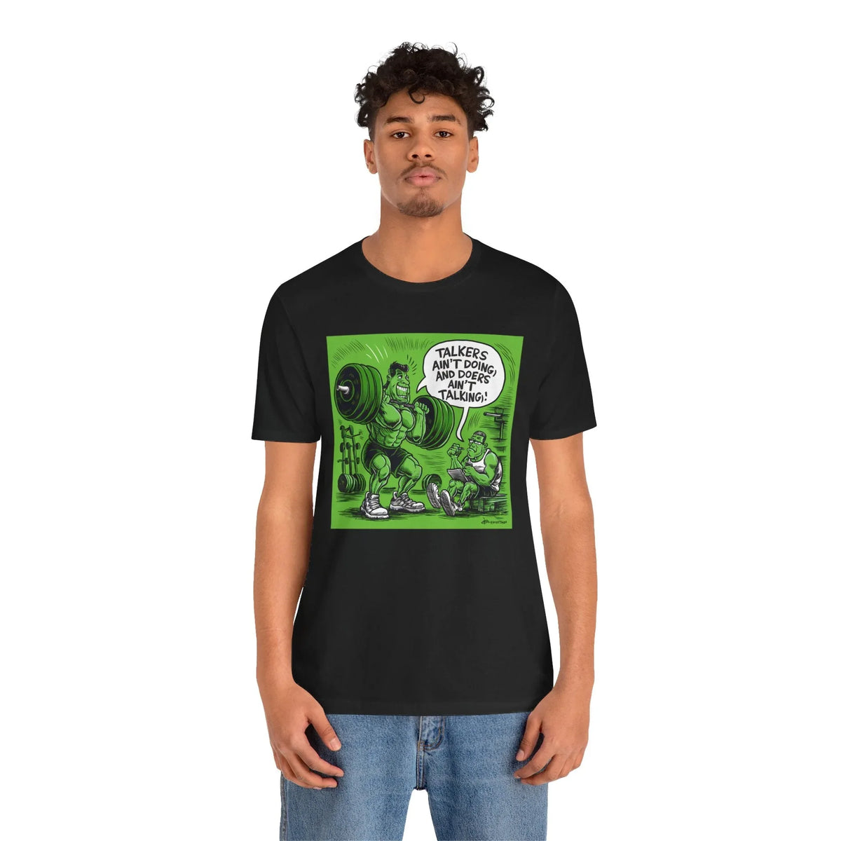 Doers Talkers Unisex Jersey Tee - Motivational & Bold - Under the Stars Babe - underthestarsbabe