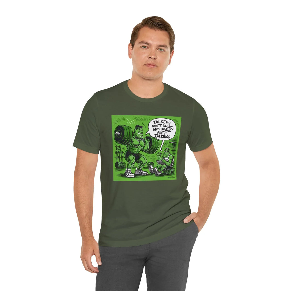 Doers Talkers Unisex Jersey Tee - Motivational & Bold - Under the Stars Babe - underthestarsbabe