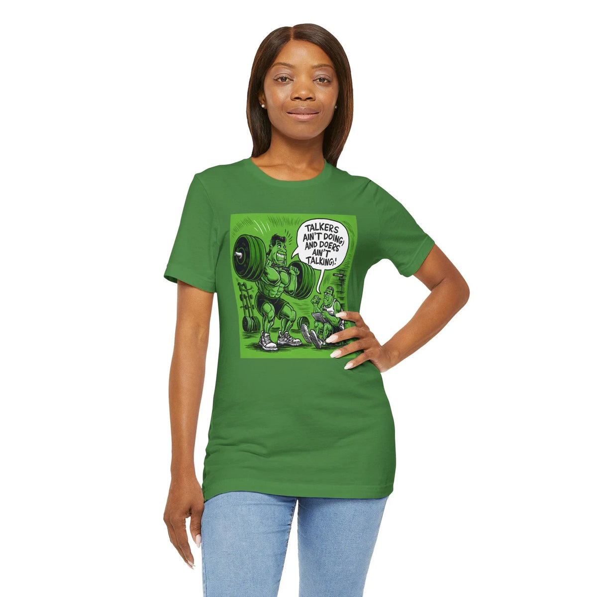 Doers Talkers Unisex Jersey Tee - Motivational & Bold - Under the Stars Babe - underthestarsbabe