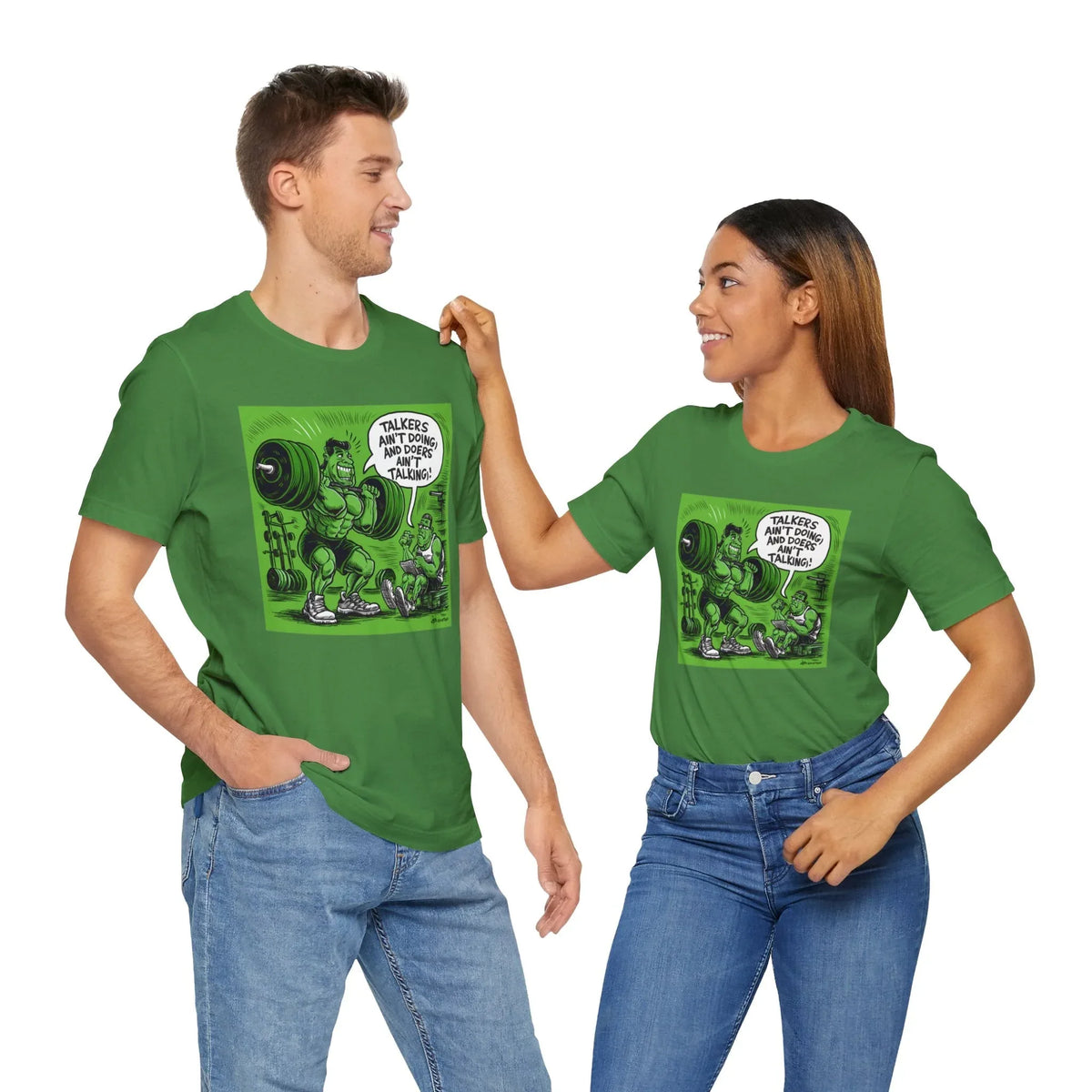 Doers Talkers Unisex Jersey Tee - Motivational & Bold - Under the Stars Babe - underthestarsbabe