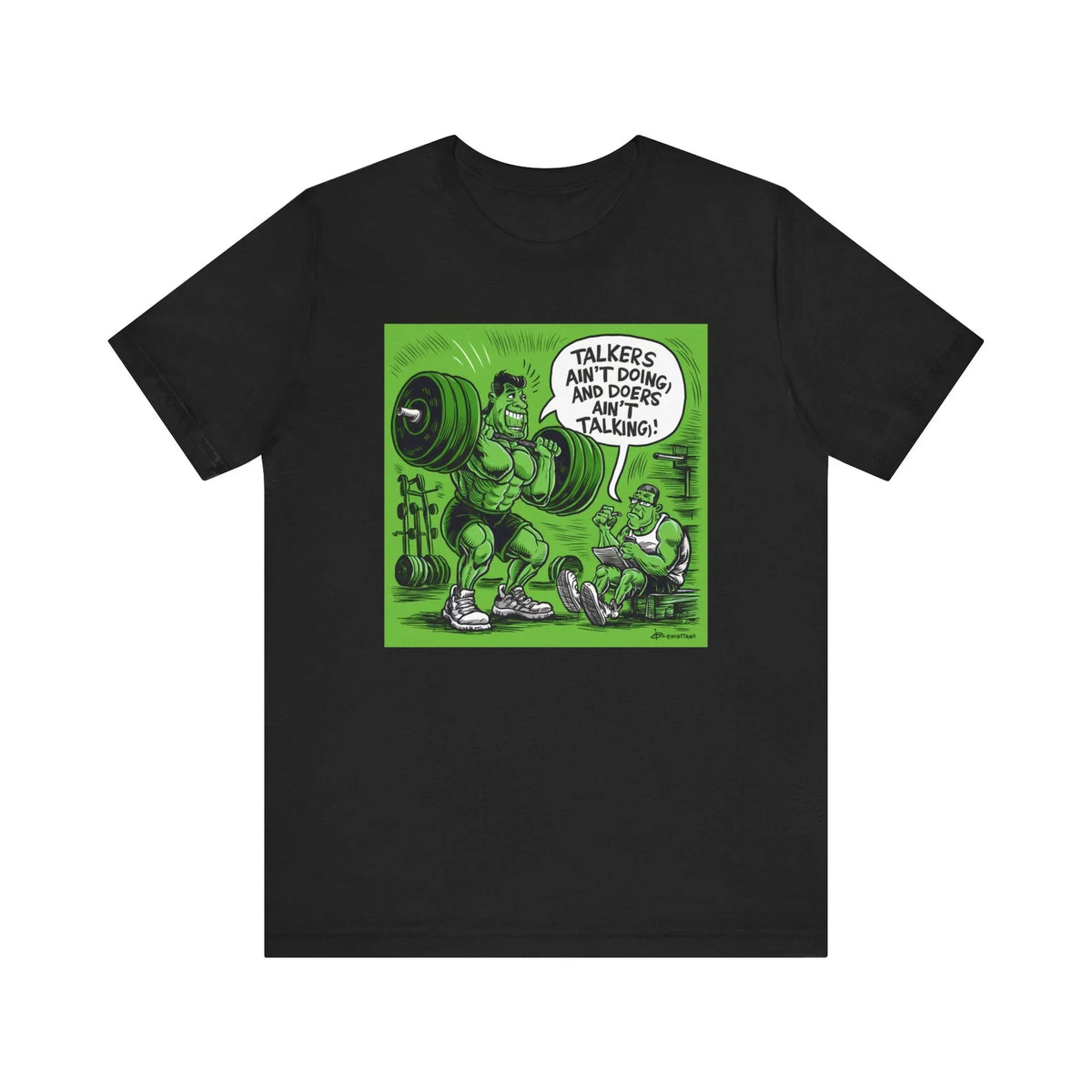 Doers Talkers Unisex Jersey Tee - Motivational & Bold - Under the Stars Babe - underthestarsbabe