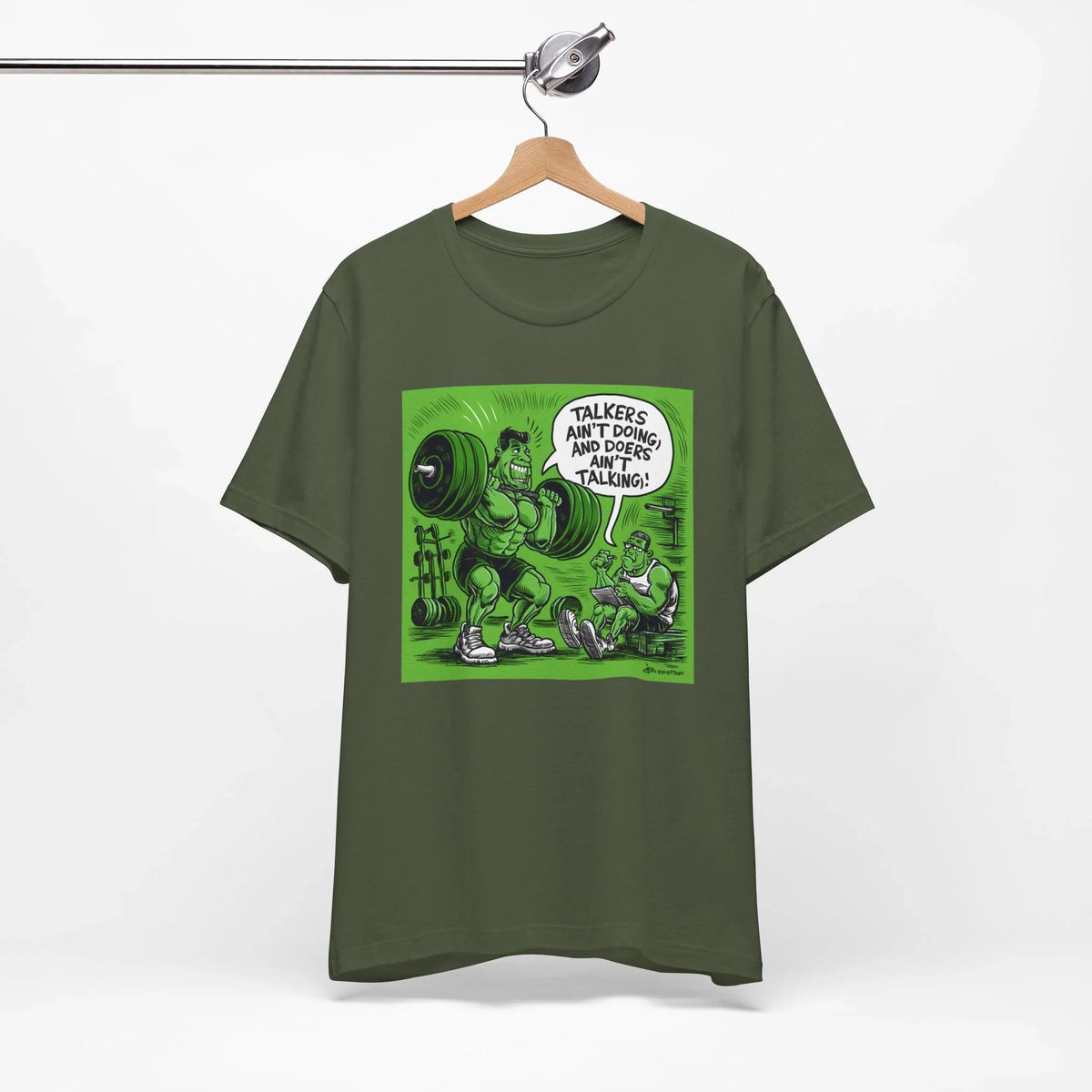 Doers Talkers Unisex Jersey Tee - Motivational & Bold - Under the Stars Babe - underthestarsbabe