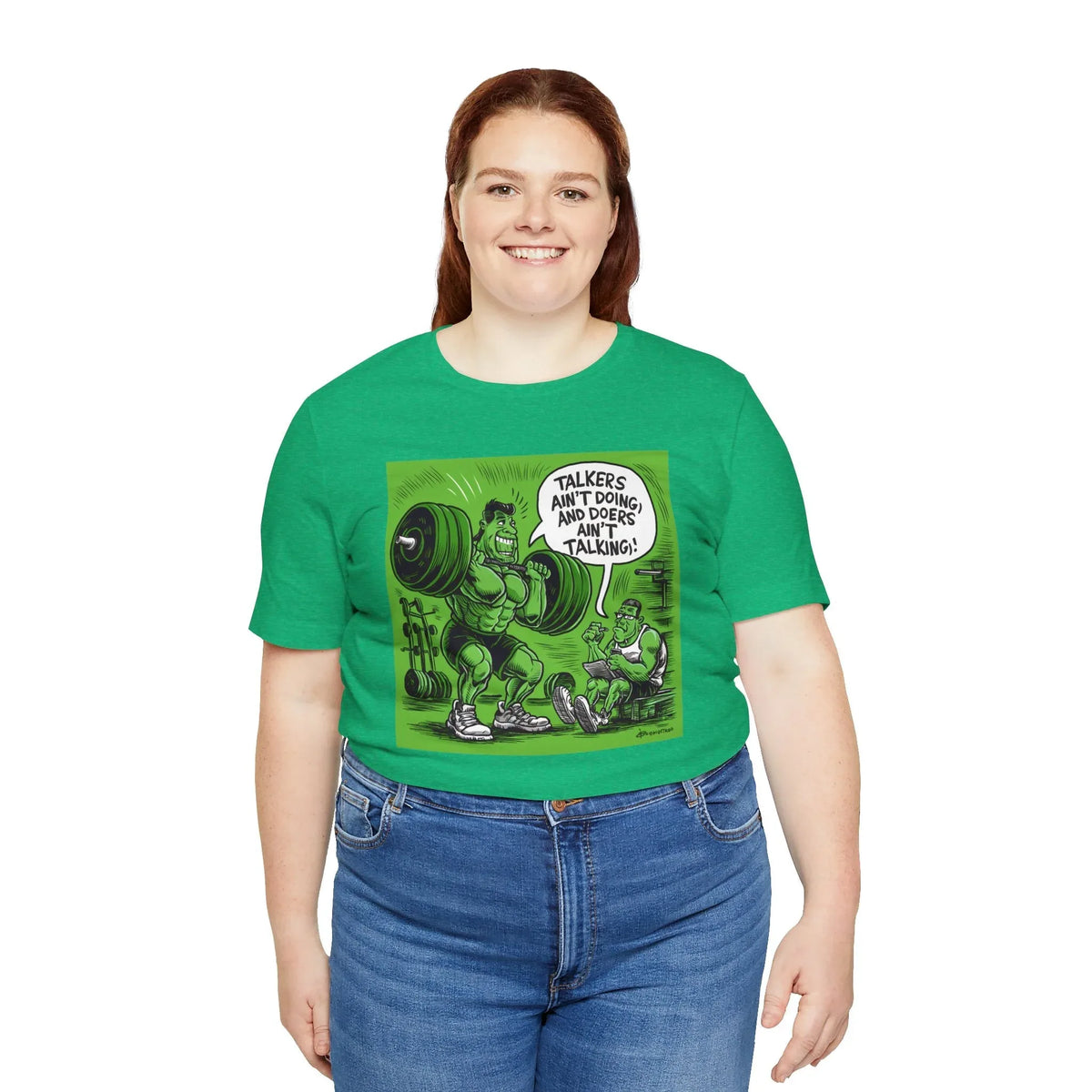 Doers Talkers Unisex Jersey Tee - Motivational & Bold - Under the Stars Babe - underthestarsbabe