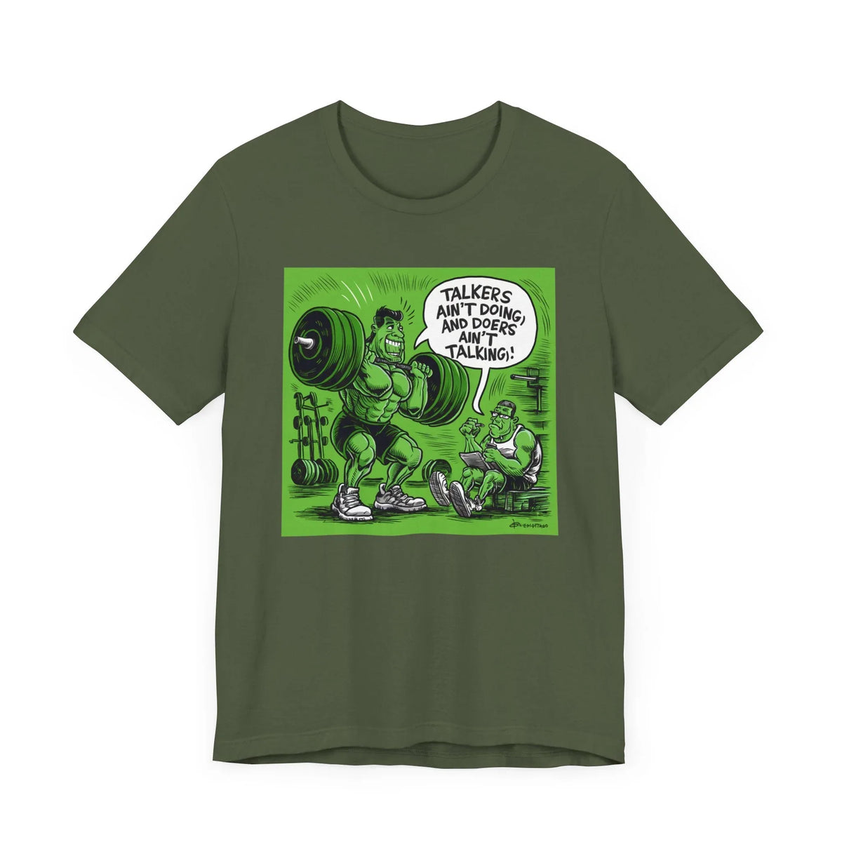 Doers Talkers Unisex Jersey Tee - Motivational & Bold - Under the Stars Babe - underthestarsbabe