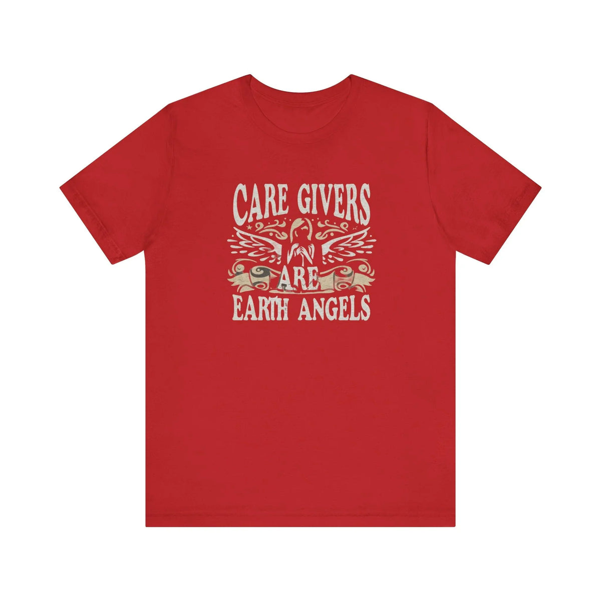 Caregivers Are Earth Angels Tee | Soft & Meaningful Shirt - underthestarsbabe