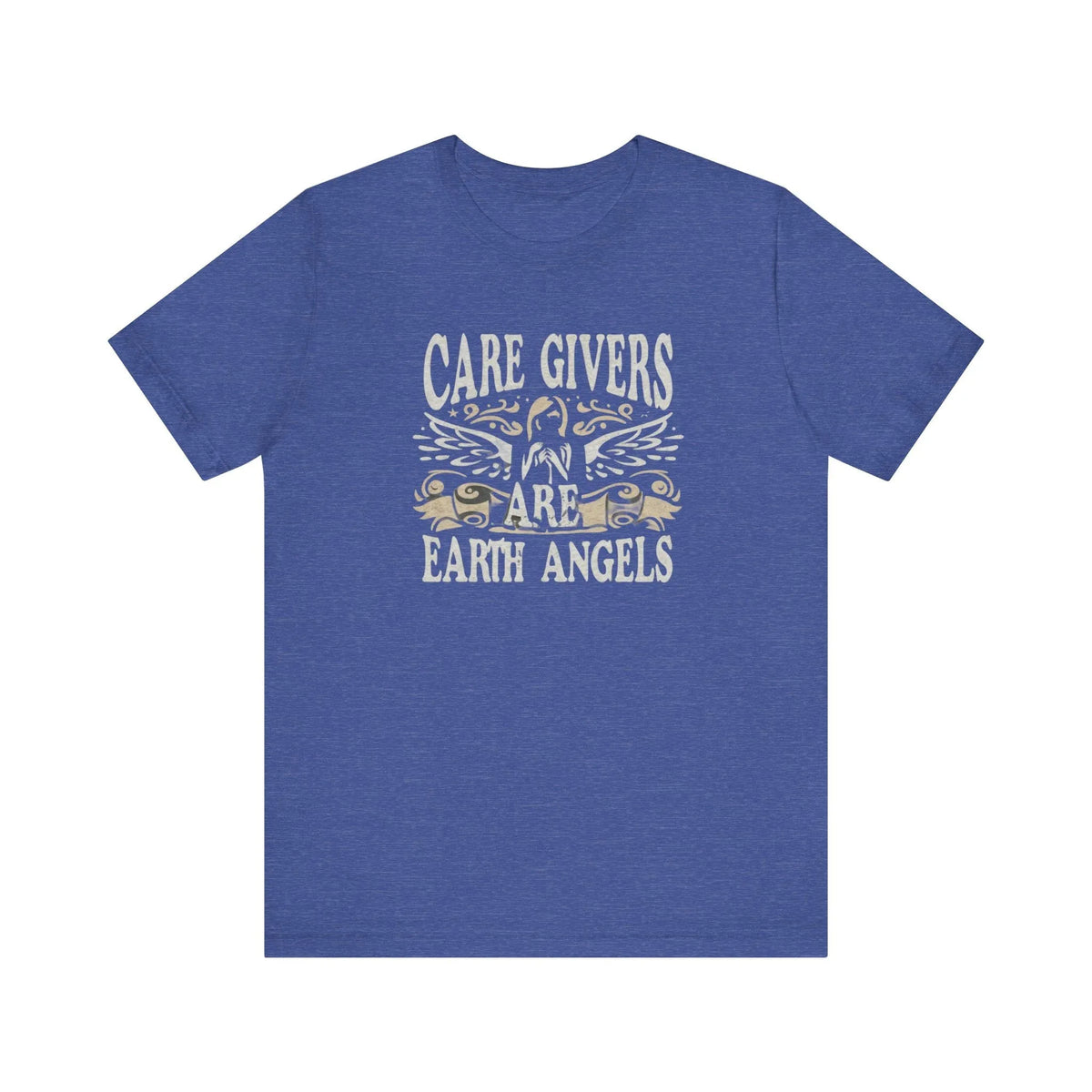 Caregivers Are Earth Angels Tee | Soft & Meaningful Shirt - underthestarsbabe
