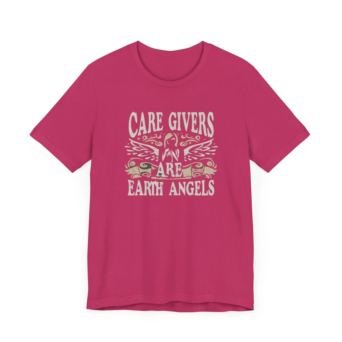 Caregivers Are Earth Angels Tee | Soft & Meaningful Shirt - underthestarsbabe
