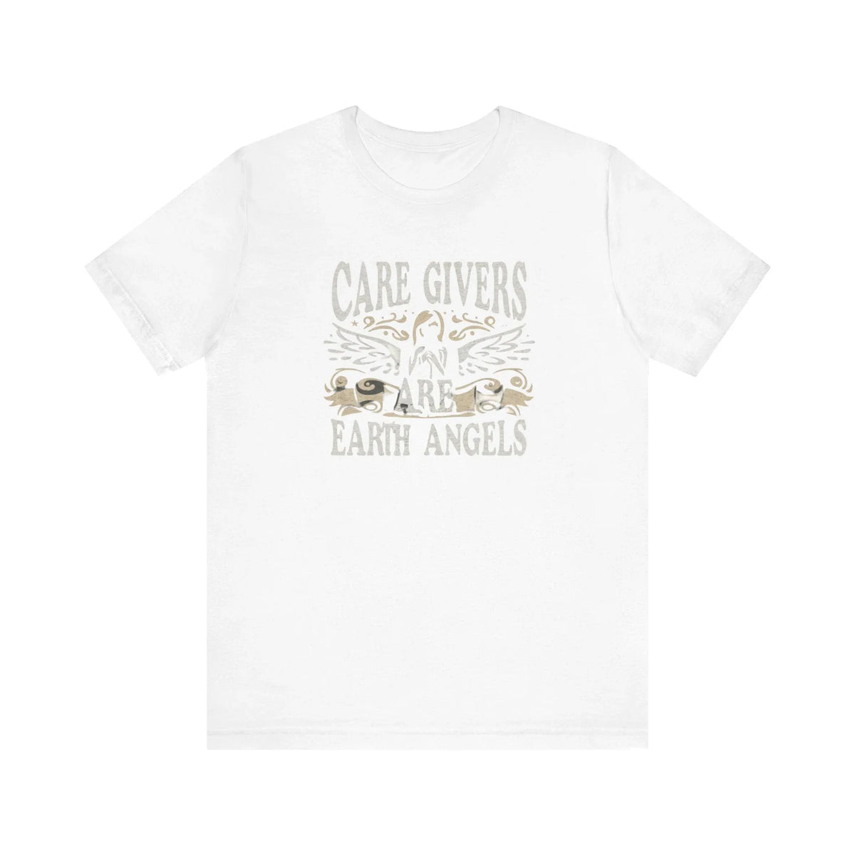 Caregivers Are Earth Angels Tee | Soft & Meaningful Shirt - underthestarsbabe