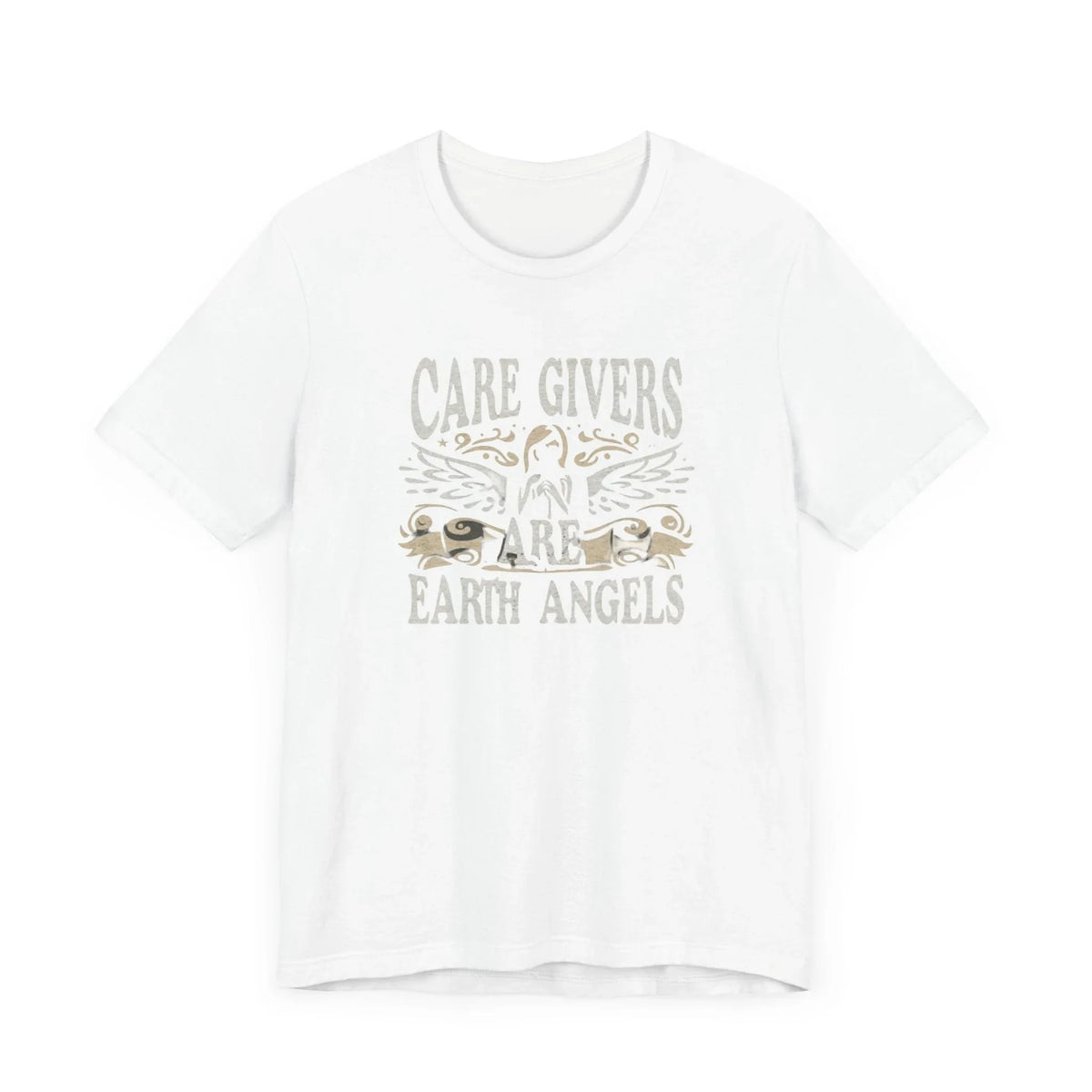 Caregivers Are Earth Angels Tee | Soft & Meaningful Shirt - underthestarsbabe