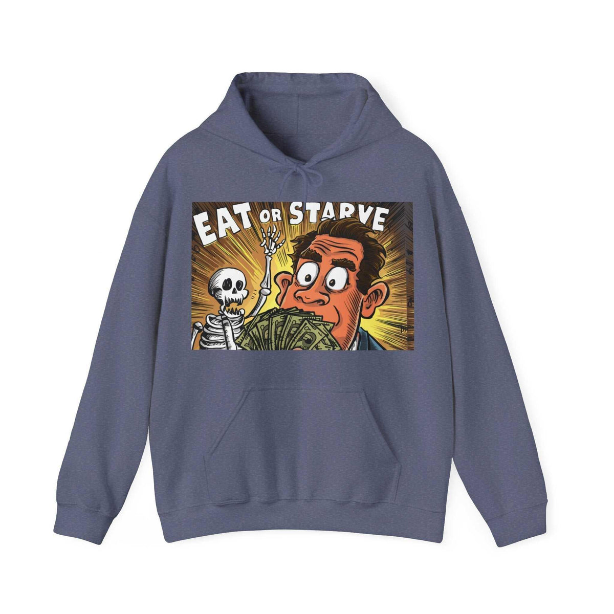 Eat or Starve Unisex Hoodie - Under the Stars Babe - underthestarsbabe