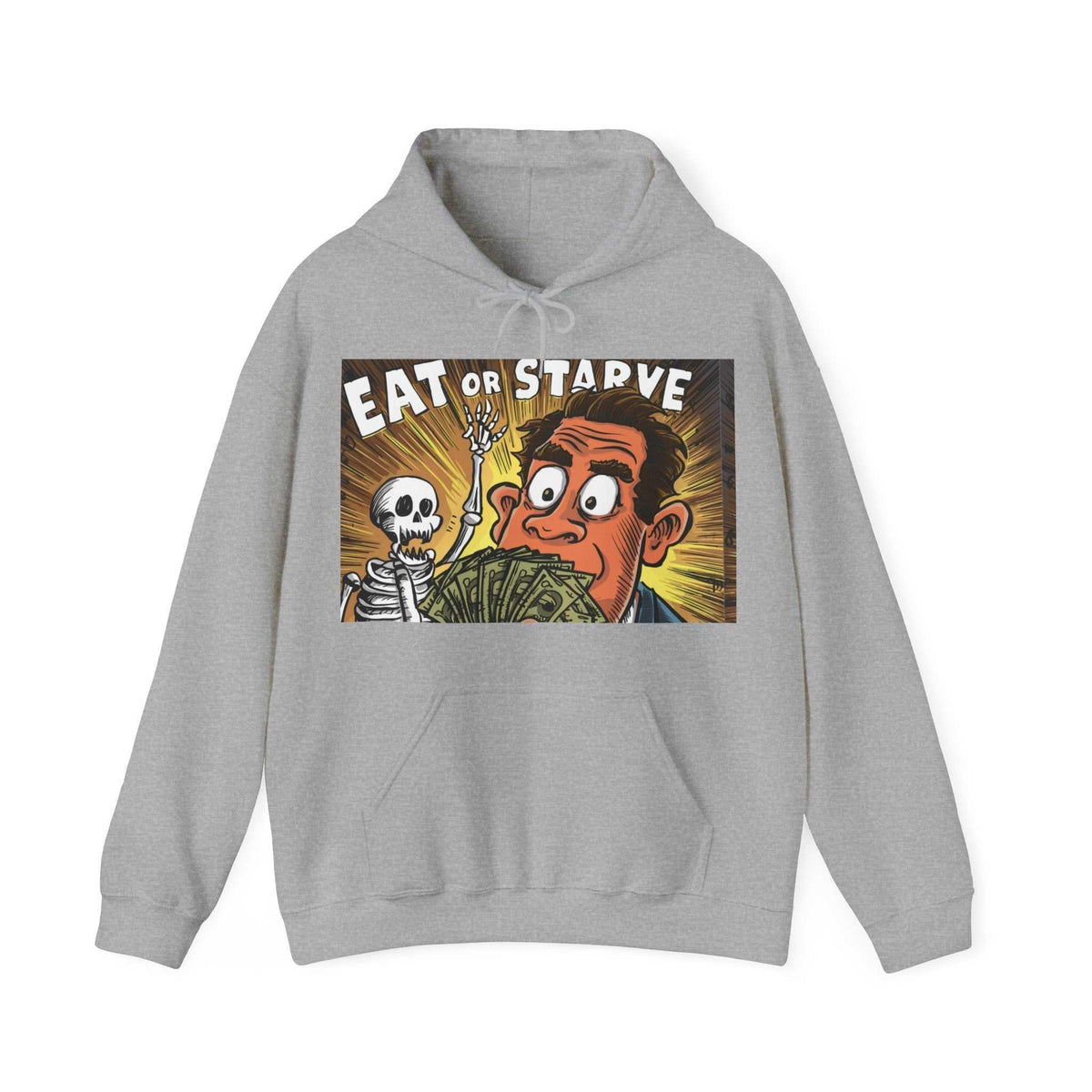 Eat or Starve Unisex Hoodie - Under the Stars Babe - underthestarsbabe