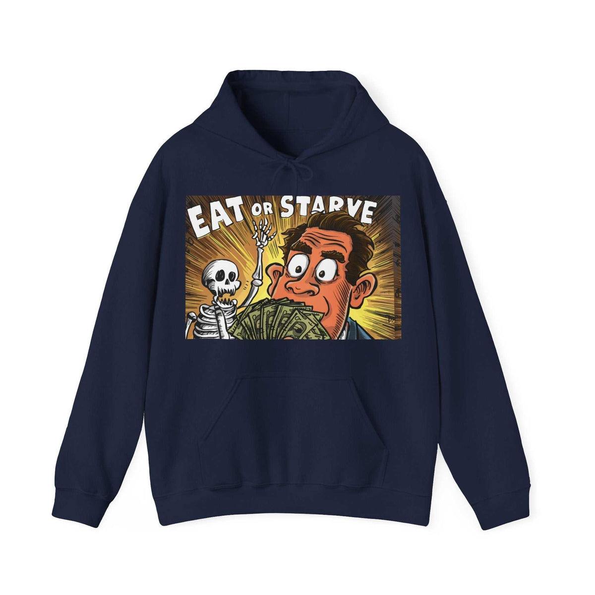Eat or Starve Unisex Hoodie - Under the Stars Babe - underthestarsbabe