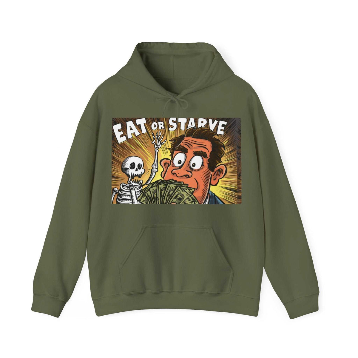 Eat or Starve Unisex Hoodie - Under the Stars Babe - underthestarsbabe
