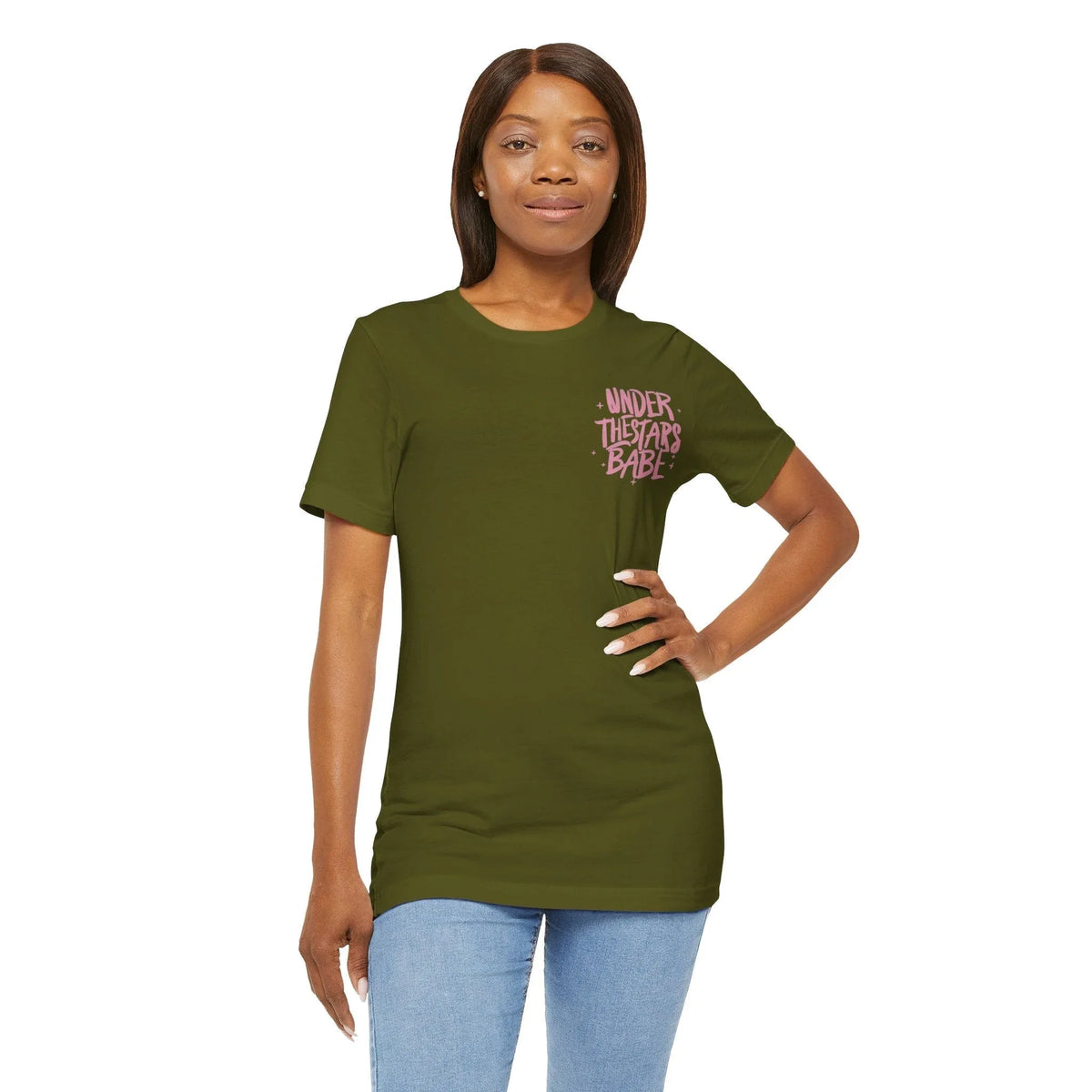 Essential Unisex Jersey Short Sleeve Tee - Classic & Comfortable - Under the Stars Babe - underthestarsbabe