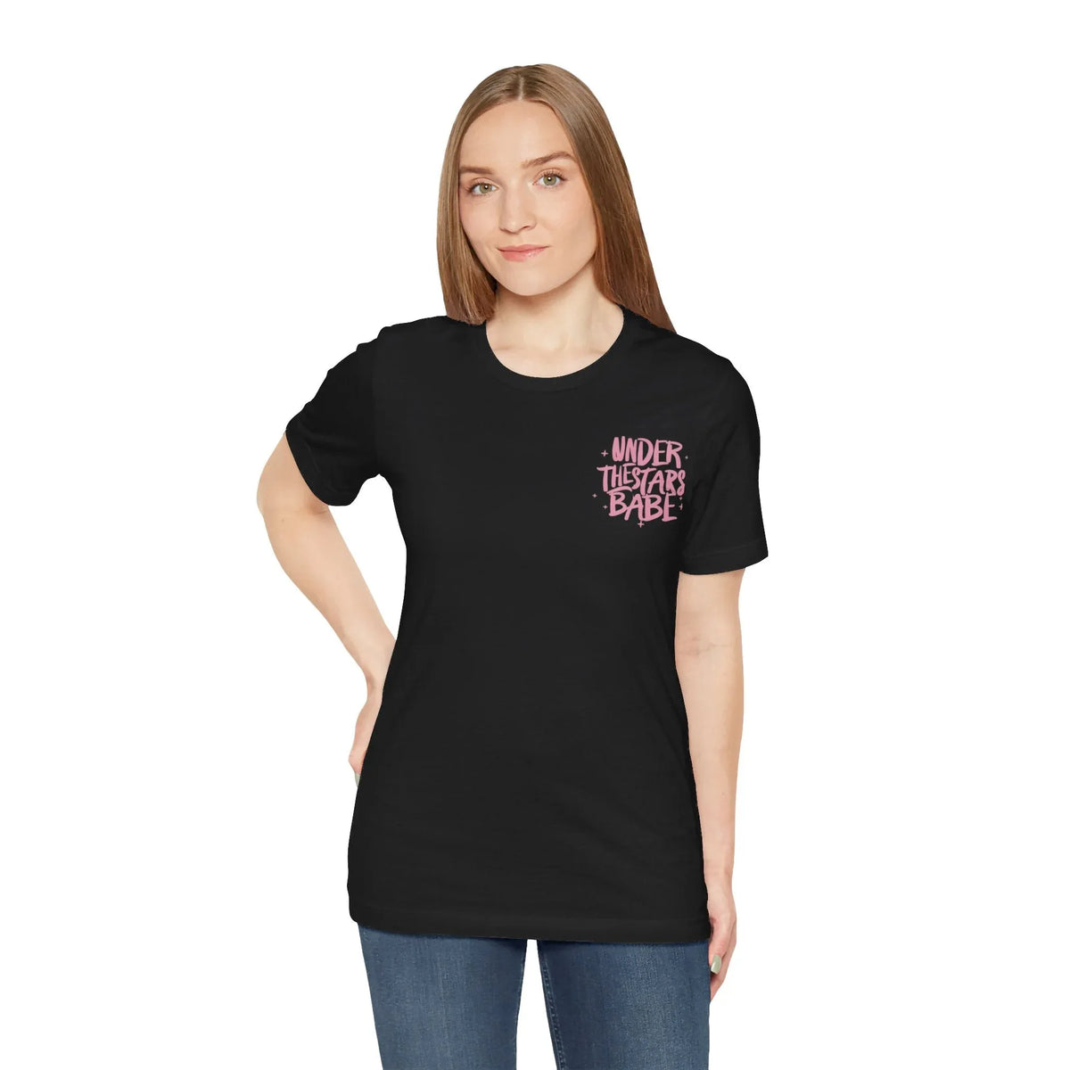 Essential Unisex Jersey Short Sleeve Tee - Classic & Comfortable - Under the Stars Babe - underthestarsbabe