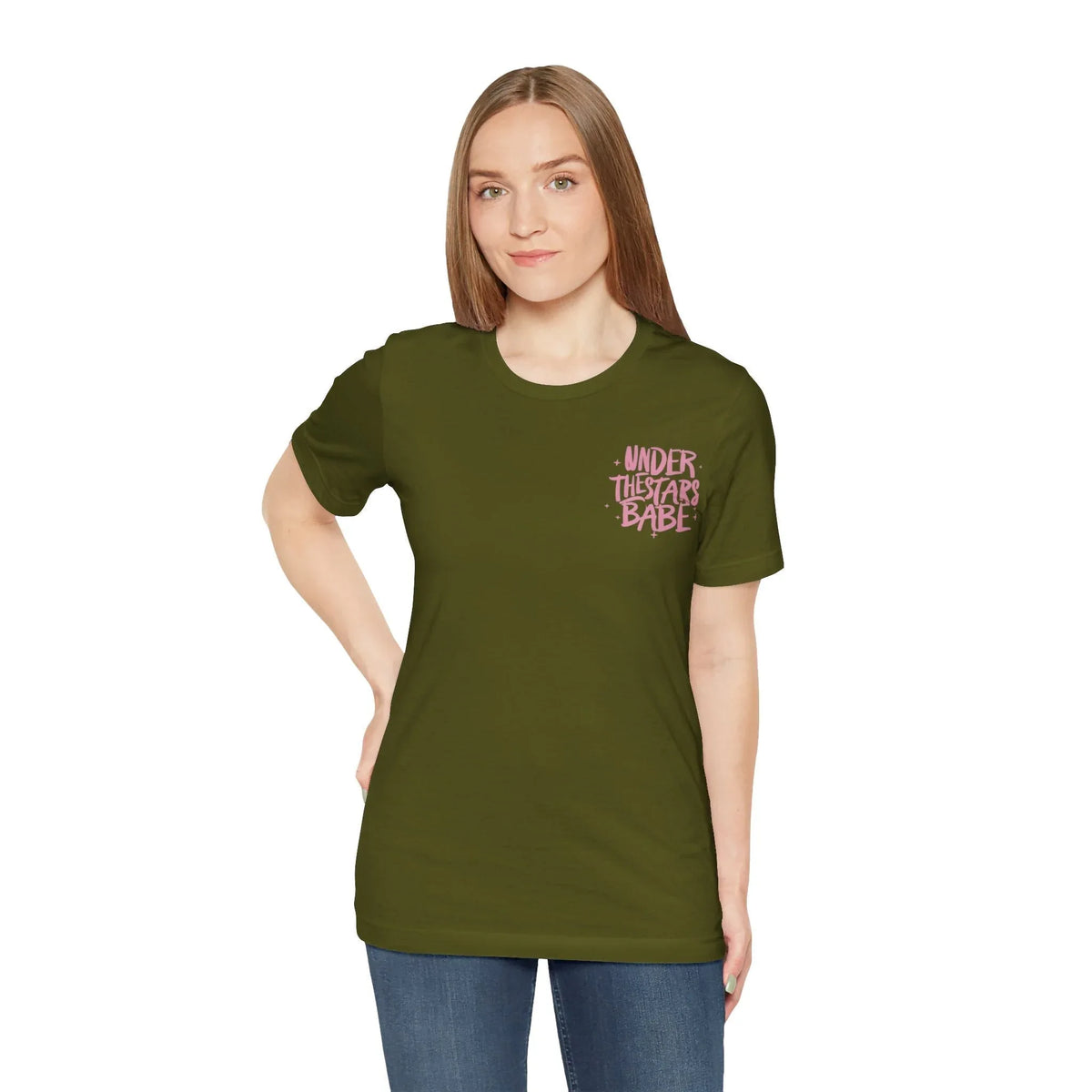 Essential Unisex Jersey Short Sleeve Tee - Classic & Comfortable - Under the Stars Babe - underthestarsbabe