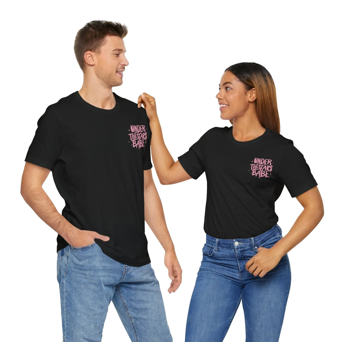 Essential Unisex Jersey Short Sleeve Tee - Classic & Comfortable - Under the Stars Babe - underthestarsbabe