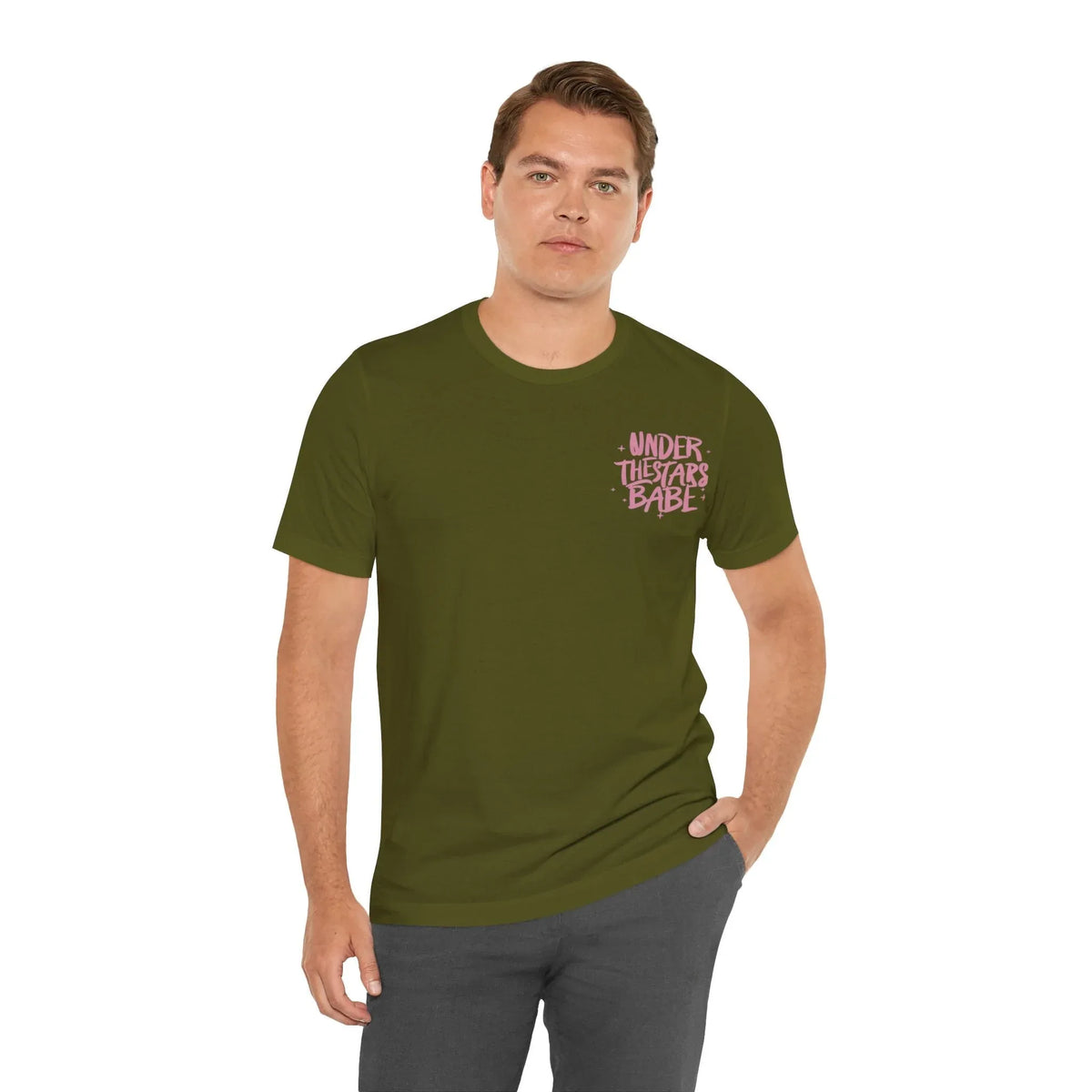 Essential Unisex Jersey Short Sleeve Tee - Classic & Comfortable - Under the Stars Babe - underthestarsbabe