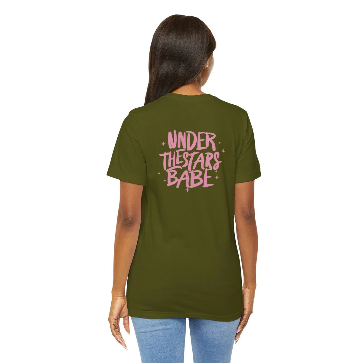 Essential Unisex Jersey Short Sleeve Tee - Classic & Comfortable - Under the Stars Babe - underthestarsbabe