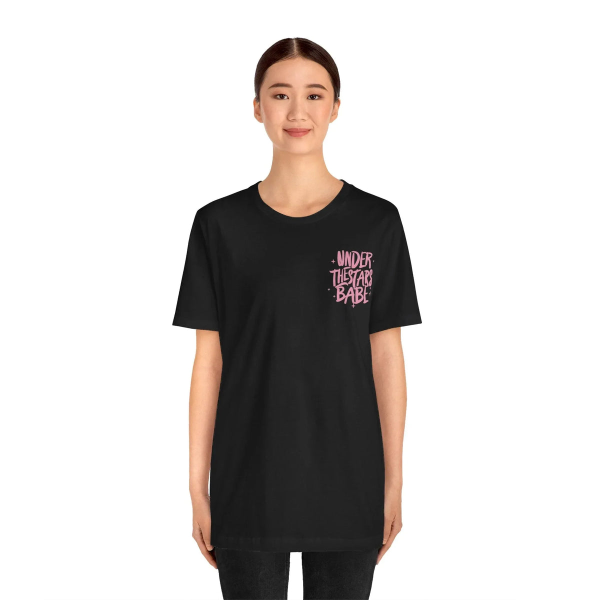 Essential Unisex Jersey Short Sleeve Tee - Classic & Comfortable - Under the Stars Babe - underthestarsbabe