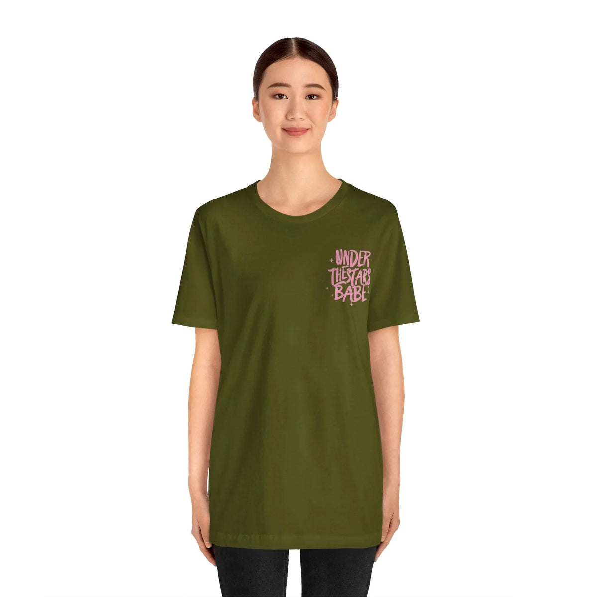 Essential Unisex Jersey Short Sleeve Tee - Classic & Comfortable - Under the Stars Babe - underthestarsbabe