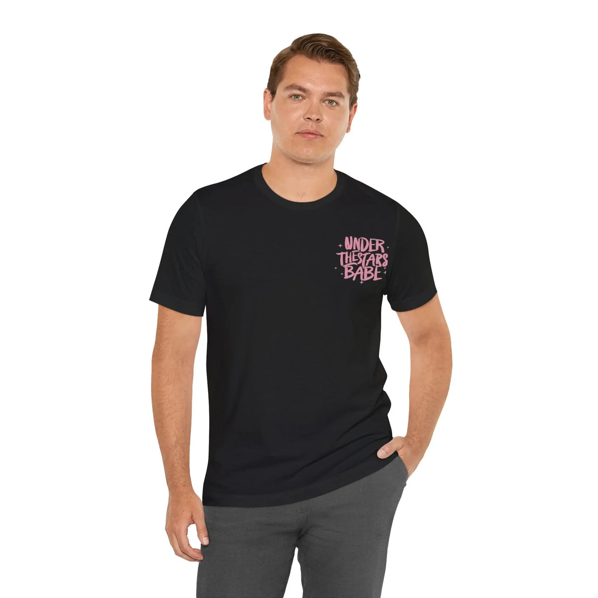 Essential Unisex Jersey Short Sleeve Tee - Classic & Comfortable - Under the Stars Babe - underthestarsbabe