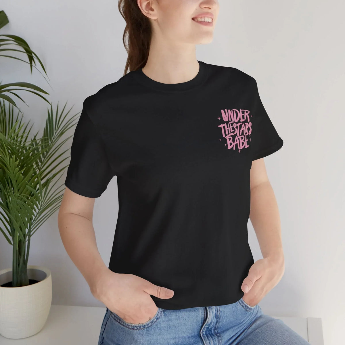 Essential Unisex Jersey Short Sleeve Tee - Classic & Comfortable - Under the Stars Babe - underthestarsbabe