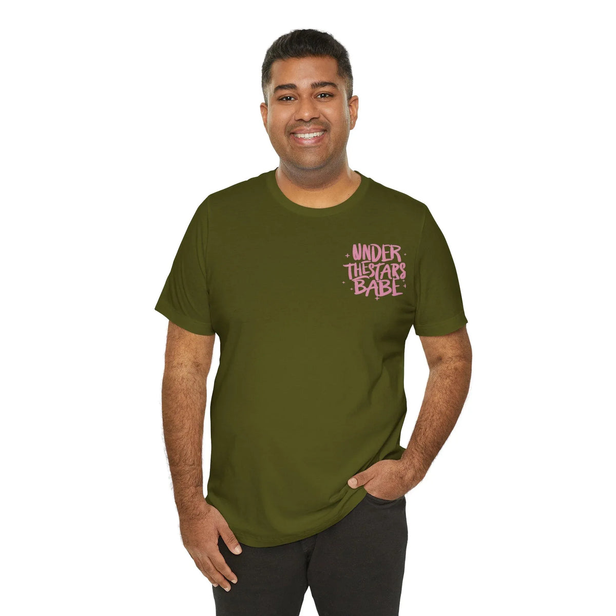 Essential Unisex Jersey Short Sleeve Tee - Classic & Comfortable - Under the Stars Babe - underthestarsbabe
