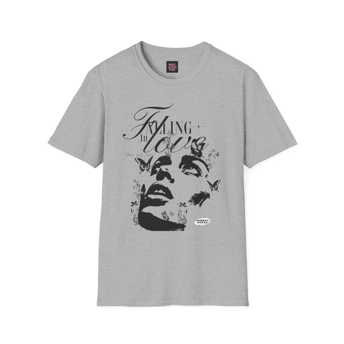 Falling In Love Unisex Softstyle T-Shirt - underthestarsbabe