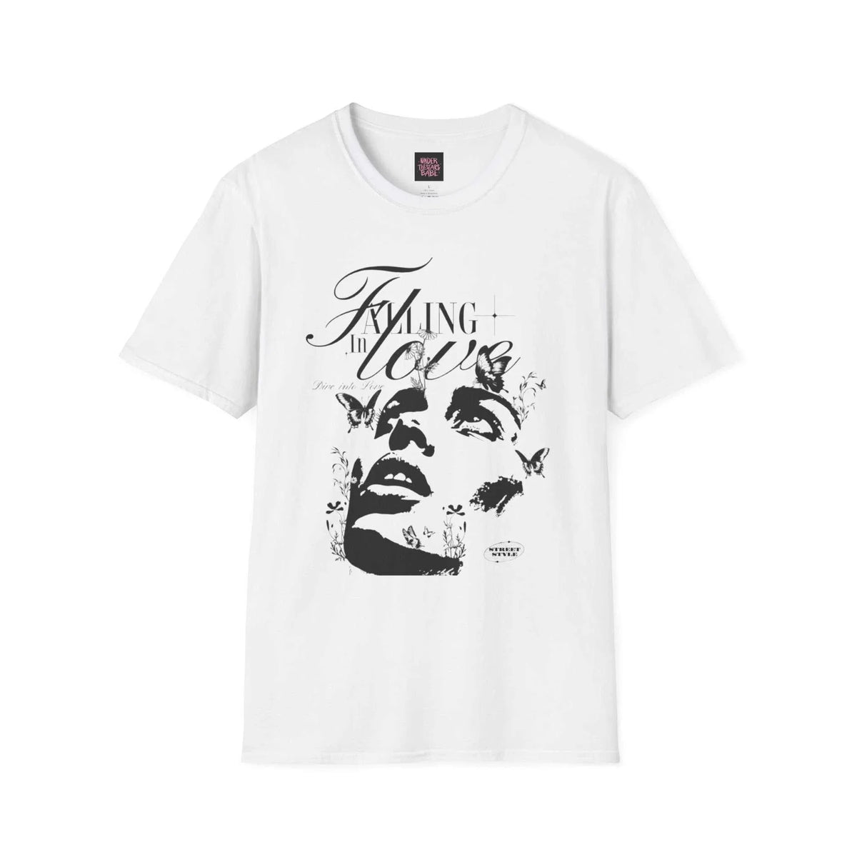 Falling In Love Unisex Softstyle T-Shirt - underthestarsbabe