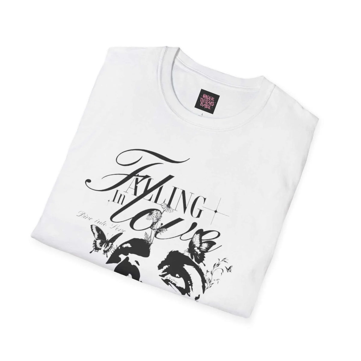 Falling In Love Unisex Softstyle T-Shirt - underthestarsbabe