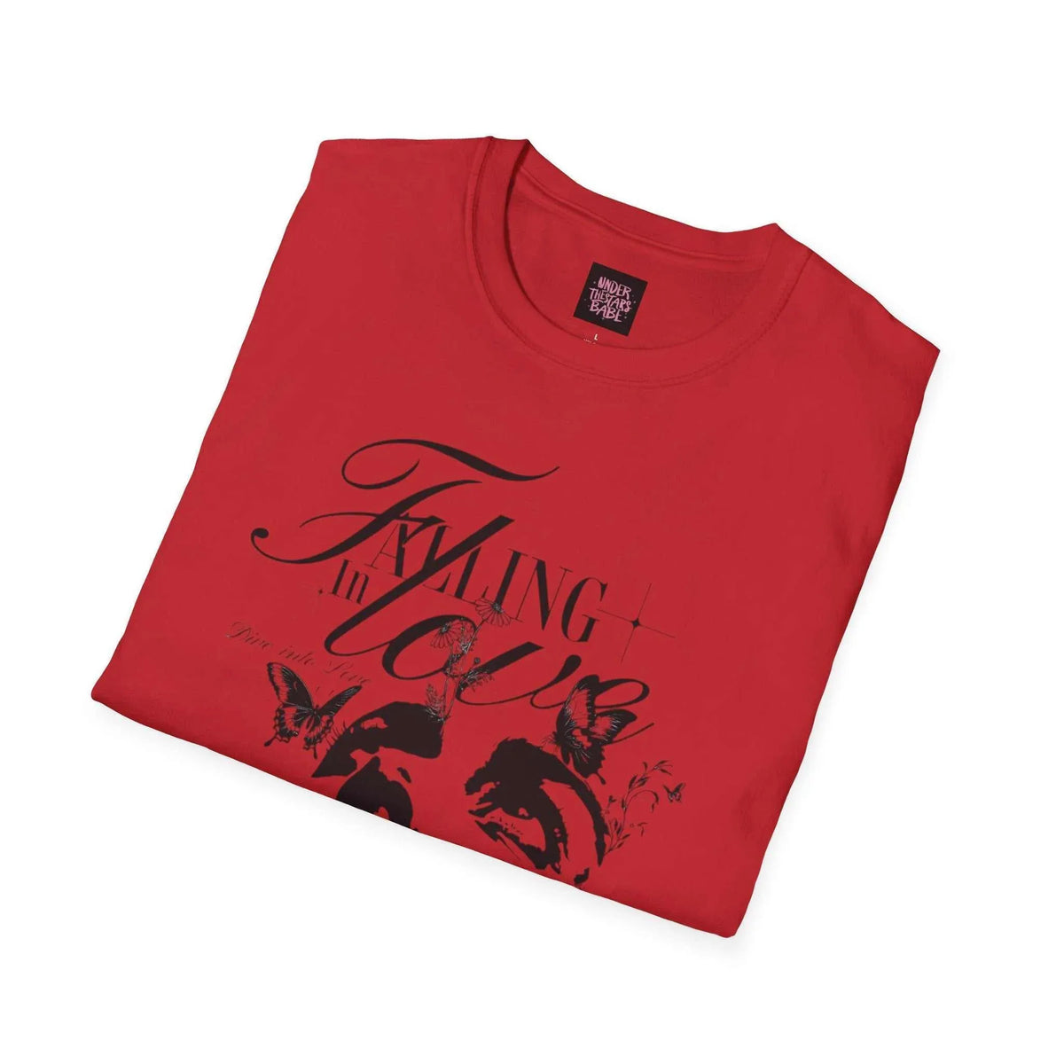 Falling In Love Unisex Softstyle T-Shirt - underthestarsbabe