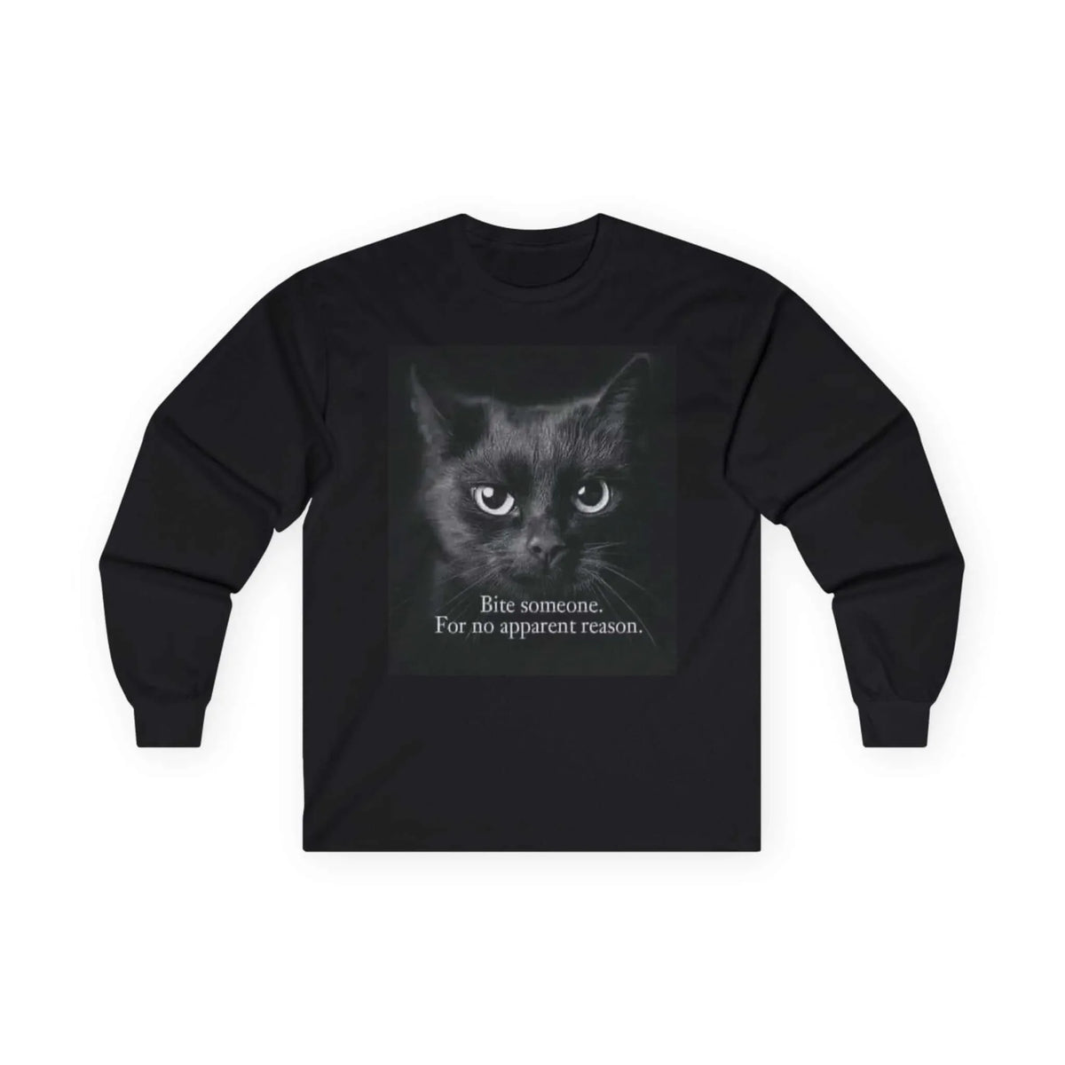 Feline Bite Long Sleeve Tee - Under The Stars Babe - underthestarsbabe