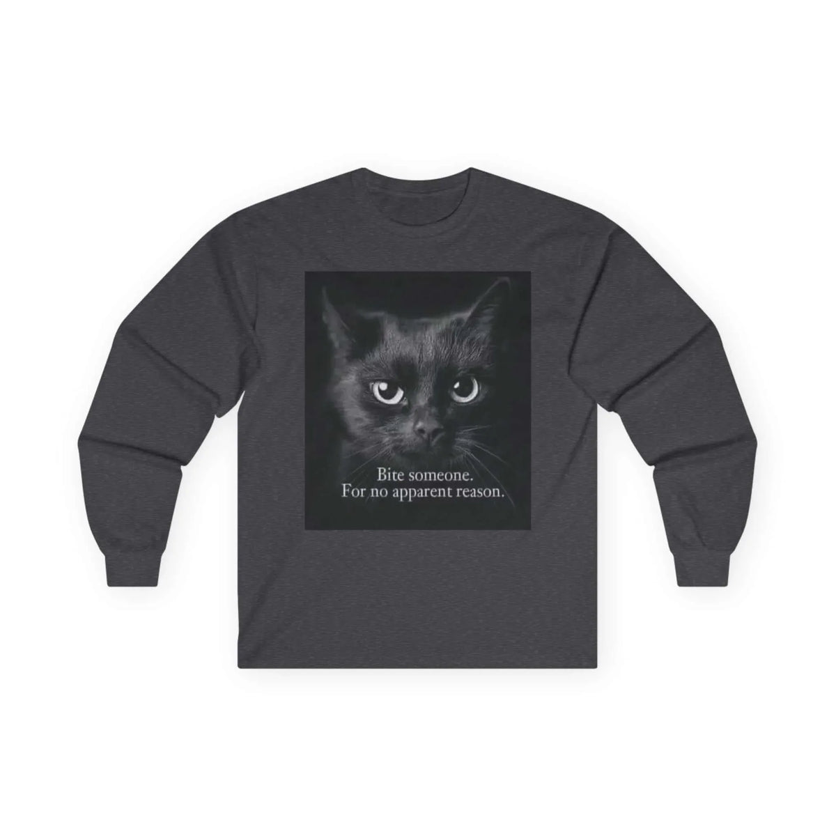 Feline Bite Long Sleeve Tee - Under The Stars Babe - underthestarsbabe