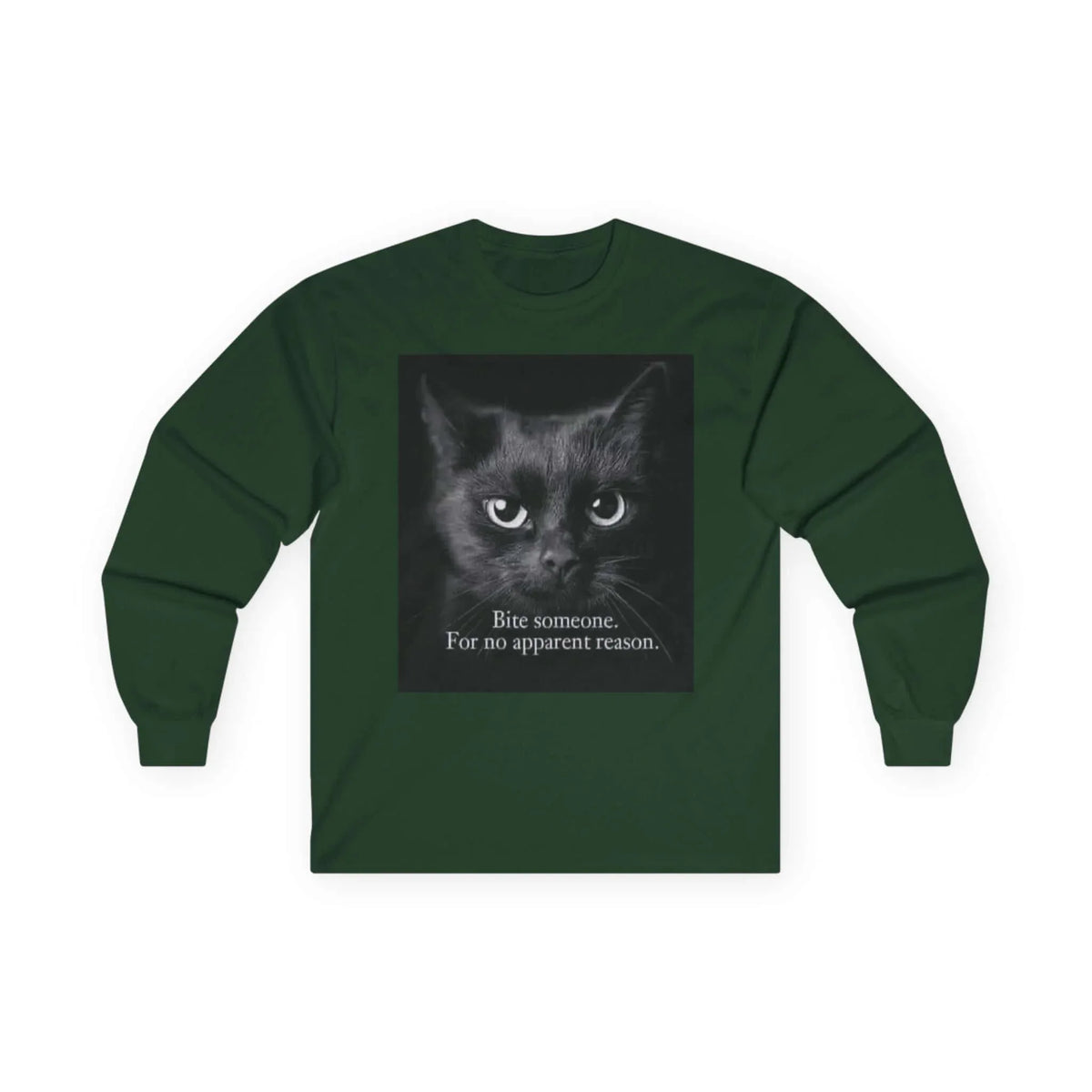 Feline Bite Long Sleeve Tee - Under The Stars Babe - underthestarsbabe