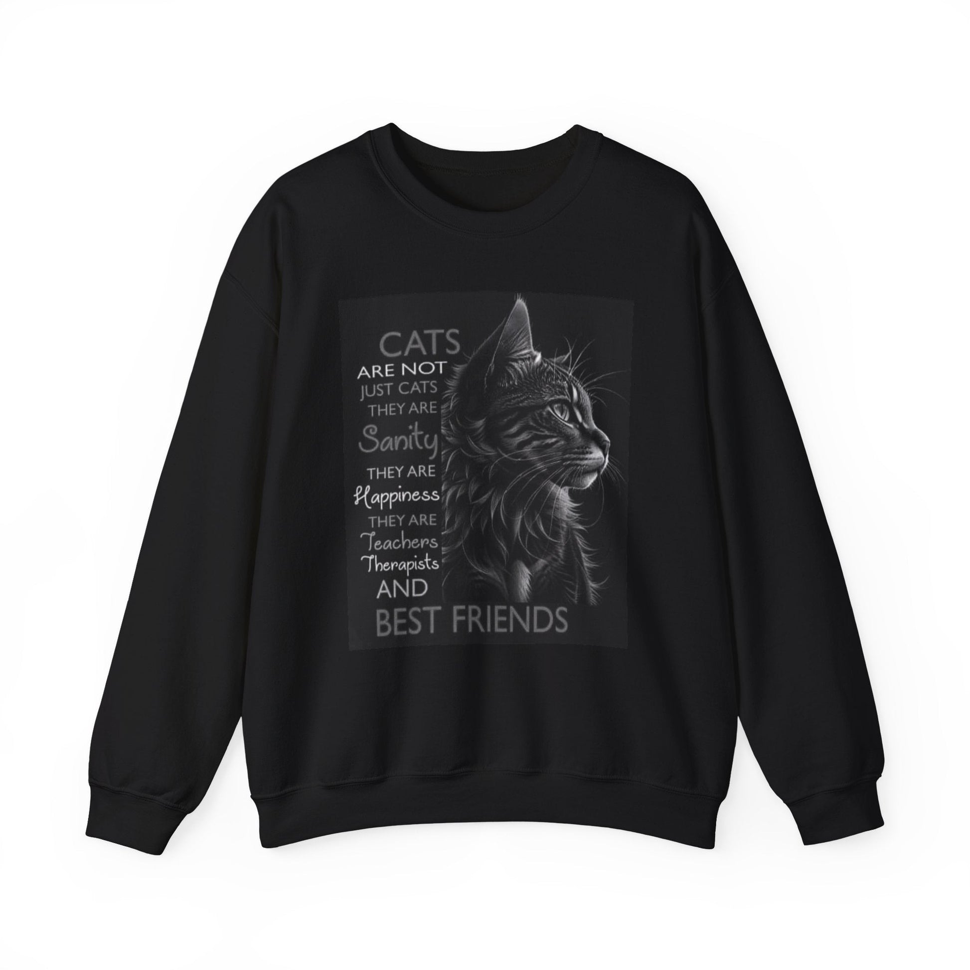 Feline Friend Heavy Blend™ Crewneck Sweatshirt - underthestarsbabe