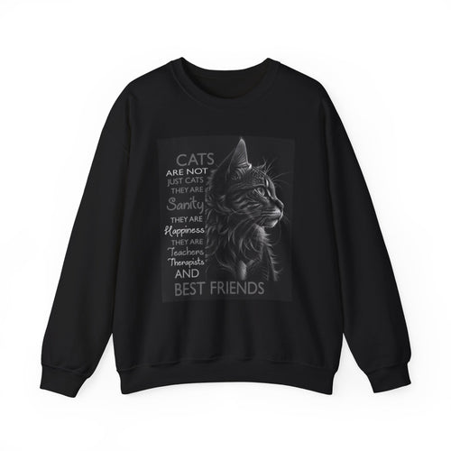 Feline Friend Heavy Blend™ Crewneck Sweatshirt - underthestarsbabe