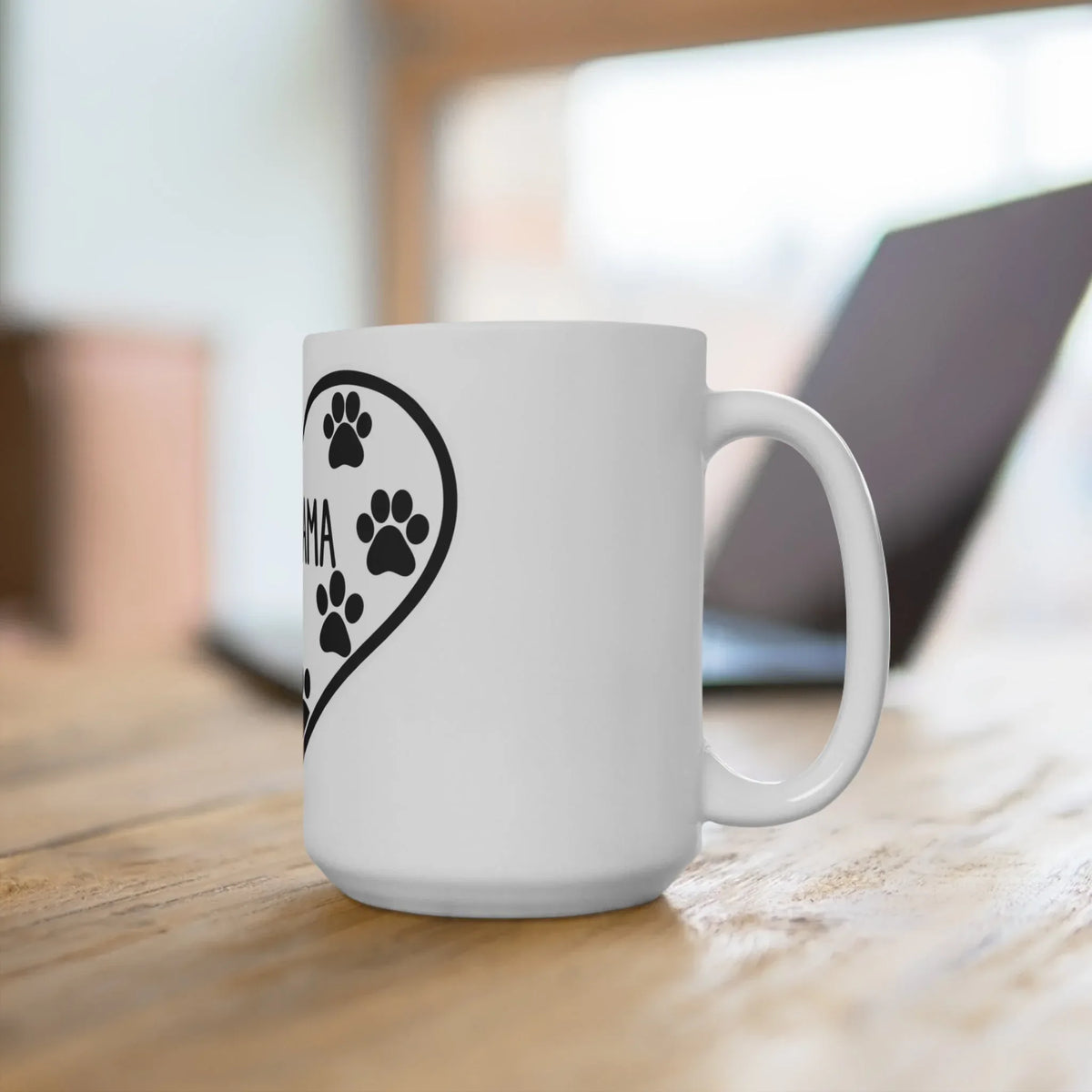 Fur Mama 15oz Mug | Large Cozy Coffee Cup for Pet Moms - underthestarsbabe