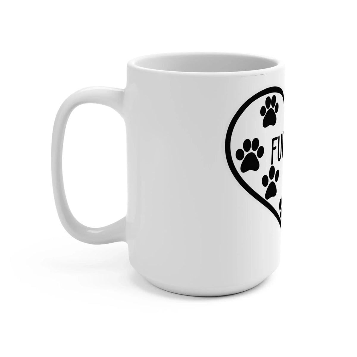 Fur Mama 15oz Mug | Large Cozy Coffee Cup for Pet Moms - underthestarsbabe